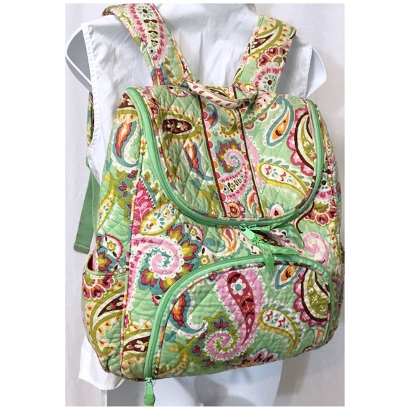 Vera Bradley Handbags - Vera Bradley Tutti Frutti Double ZIP Backpack